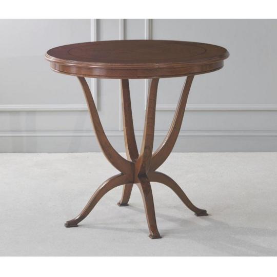 butor szalon etterem villa kastely barna klasszikus art deco lampatarto kerek asztal etkezoasztal viragtarto kozponti lab elegans luxus tomorfa.jpg